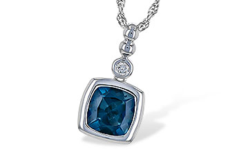 C199-94468: NECK 1.50 LONDON BLUE TOPAZ 1.54 TGW