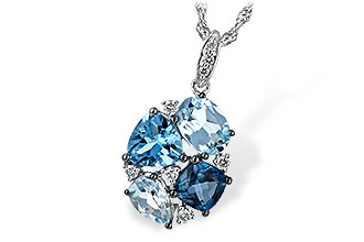 D199-01732: NECK 2.60 BLUE TOPAZ 2.70 TGW