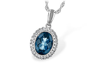 E199-01741: NECK 1.28 LONDON BLUE TOPAZ 1.41 TGW