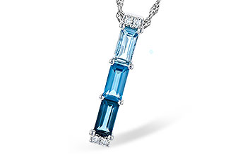 E282-67232: NECK 1.26 BLUE TOPAZ 1.30 TGW