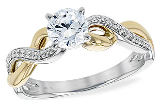 K196-35404: LDS SEMI DIA RG .09 TW