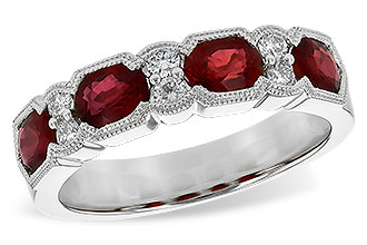 L199-93613: LDS WED RG 1.66 RUBY 1.84 TGW (5x4MM RUBY)