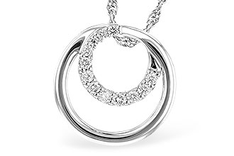 L282-70877: NECKLACE .15 TW